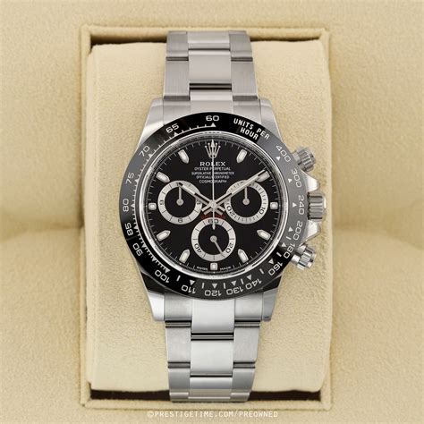 2021 rolex daytona 116500 lunette noir|used rolex 116500ln.